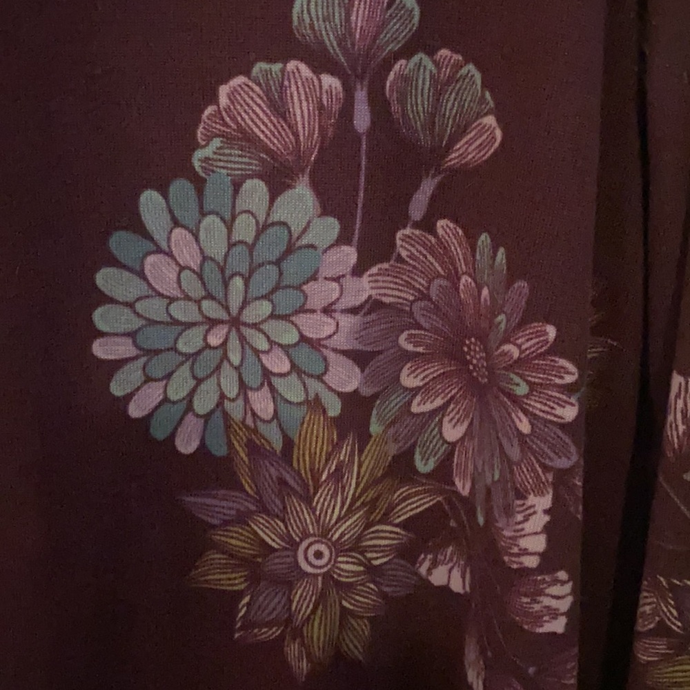 Lularoe Elizabeth Long Sleeve Tunic - Size Large (14-16) - Picture 3 of 7